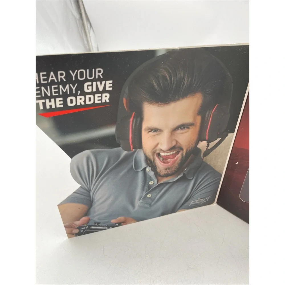 RAPTOR PBGH6RD Pro Plus Gaming Headset with LED Lights (O15610-1 R)  OPEN BOX
